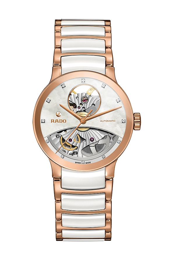 Rado Centix Damen Automatik Open Heart Diamanten R30248902