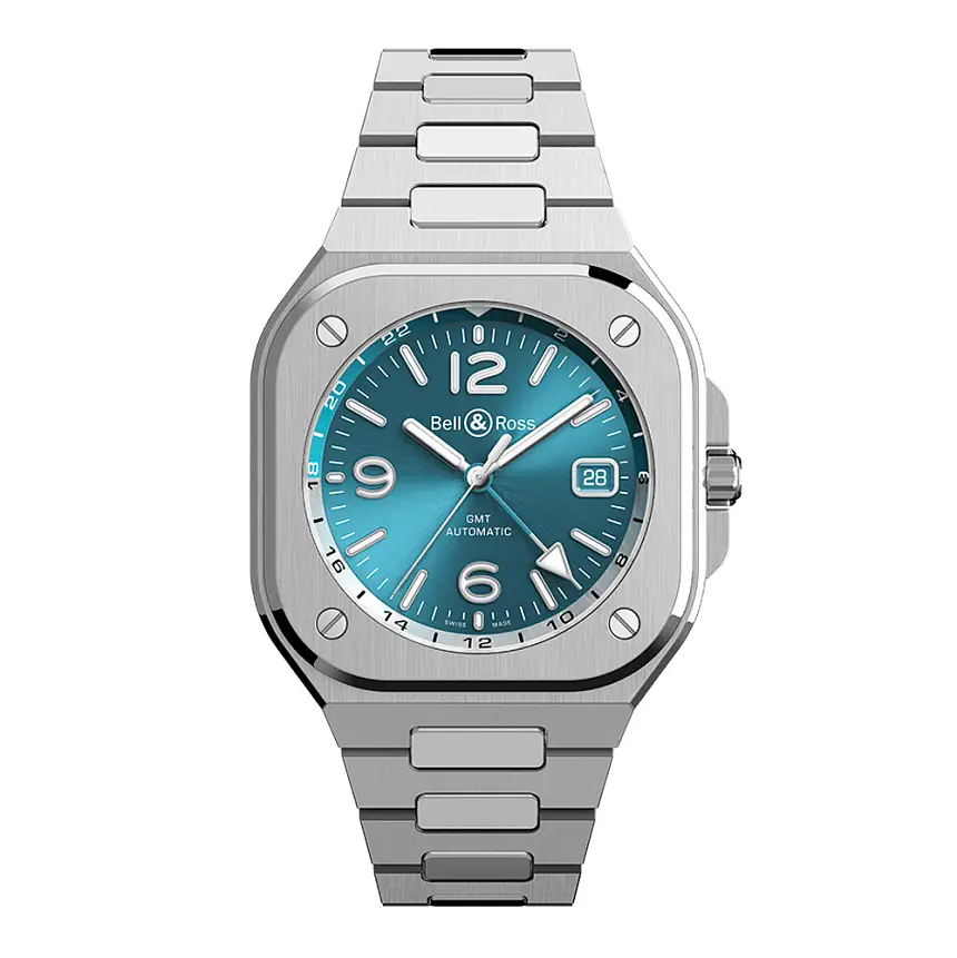 Bell & Ross BR-05 GMT Himmelblau BR05G-PB-ST/SST