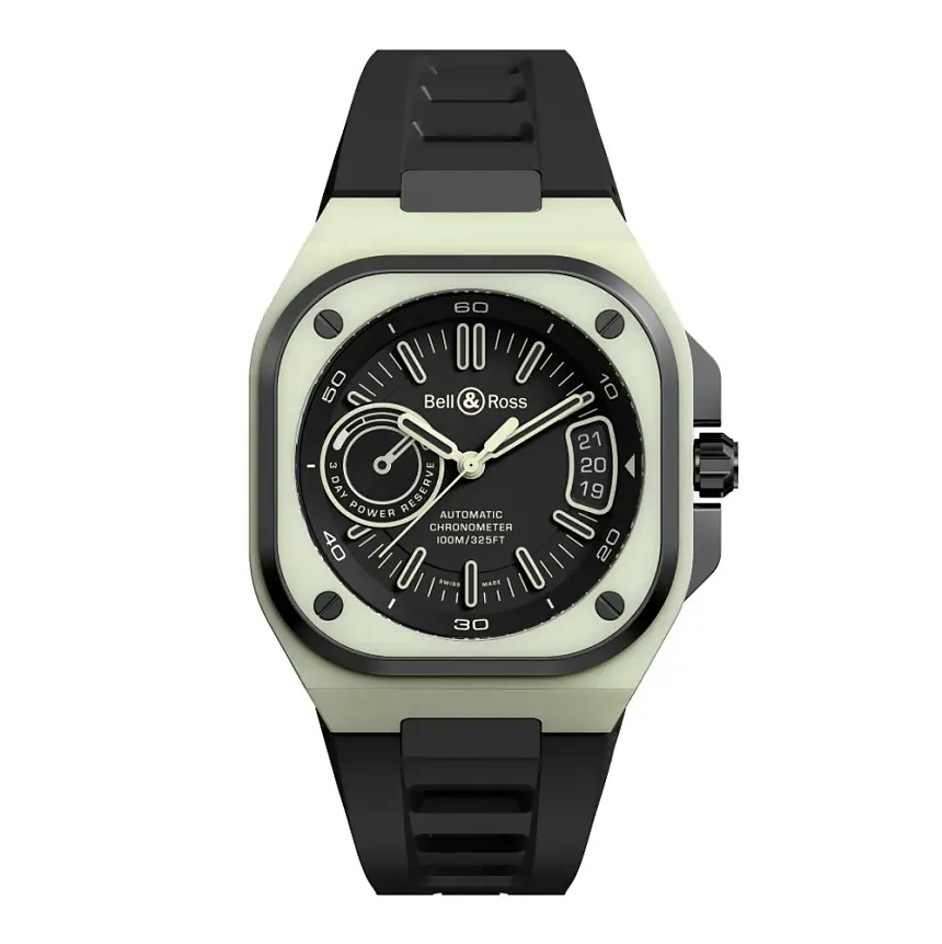 Bell & Ross BR-X5 Grüner Lum BRX5R-LUM-TC/SRB
