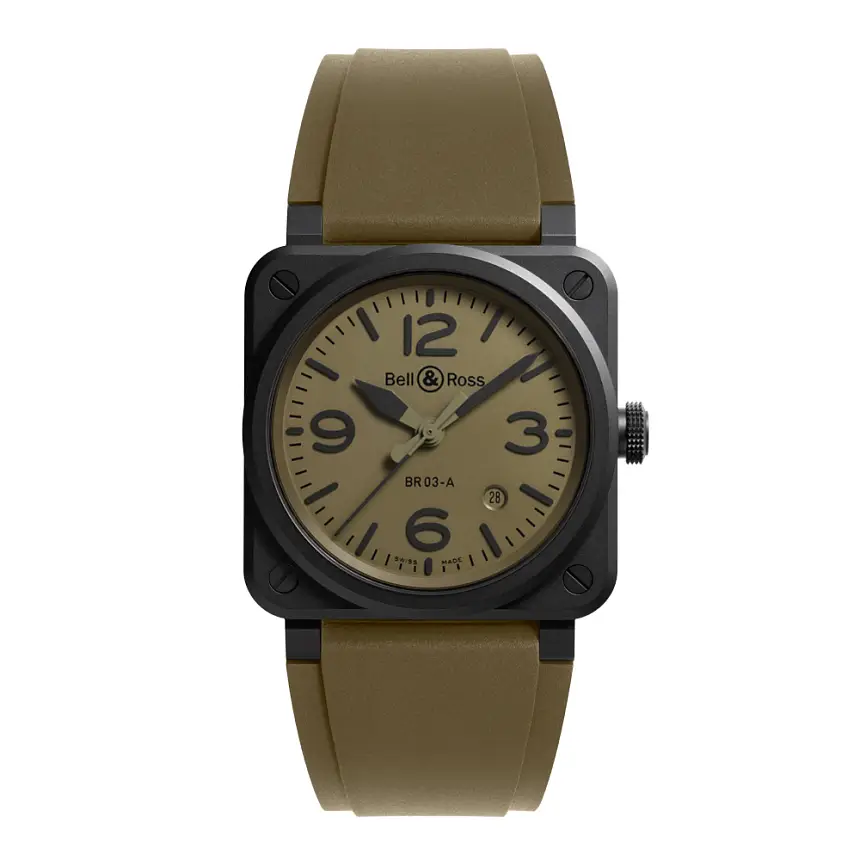 Bell & Ross Neue BR 03 Militärkeramik BR03A-MIL-CE/SRB