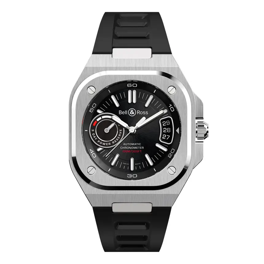 Bell & Ross BR-X5 Schwarzer Stahl BRX5R-BL-ST/SRB