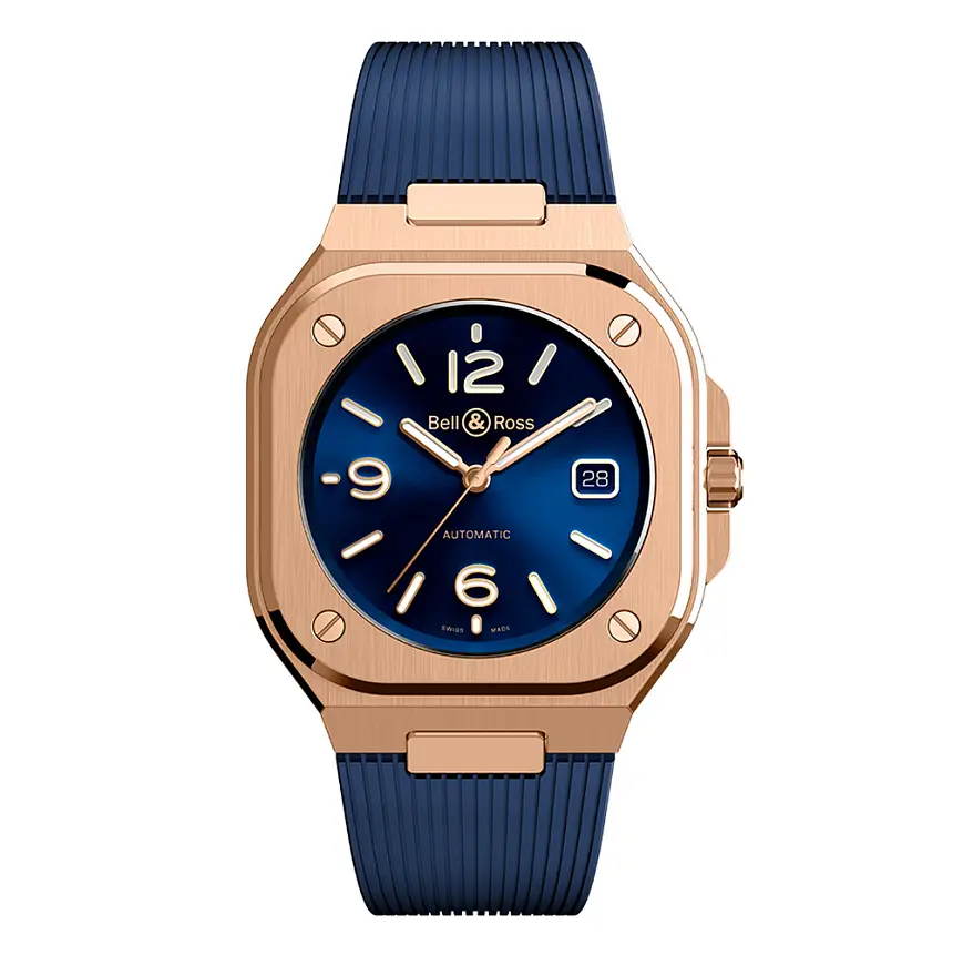 Bell & Ross BR 05 Blau Gold BR05A-BLU-PG/SRB