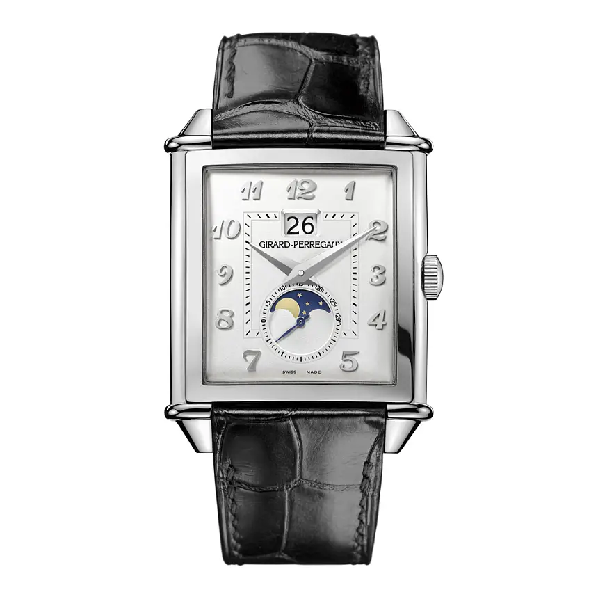 Vintage 1945 XXL Großdatum und Mondphasen 25882-11-121-BB6B