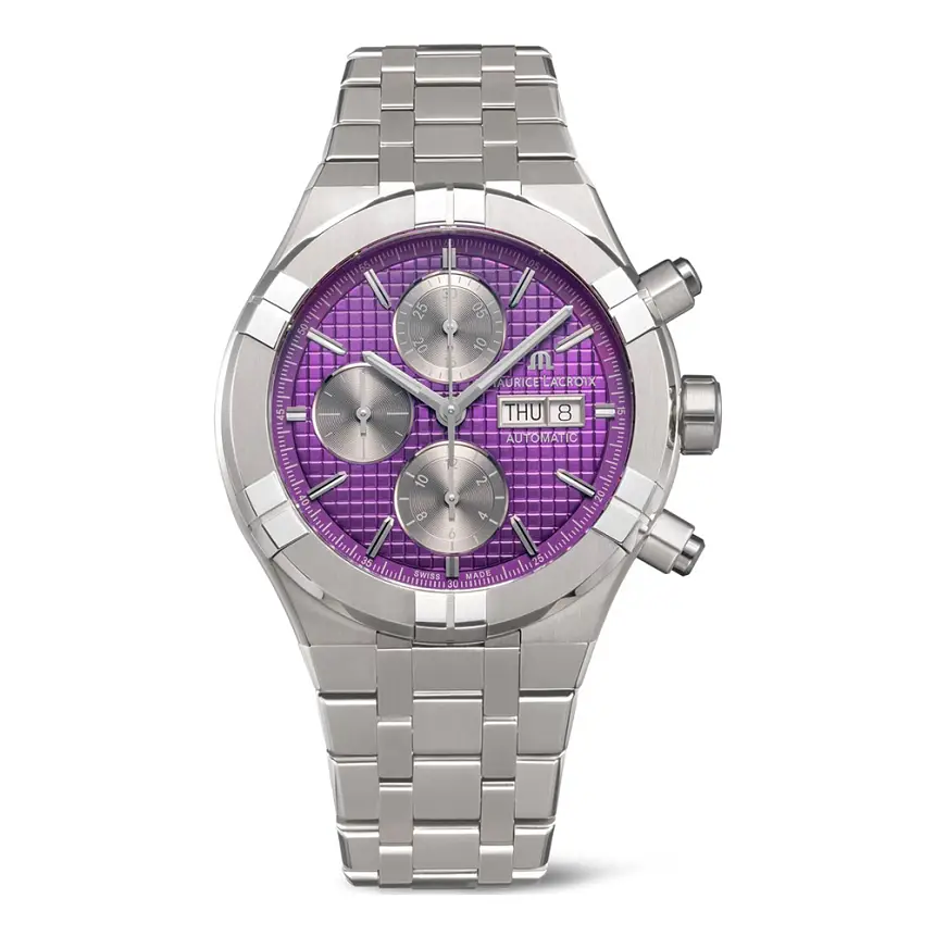 Maurice Lacroix Aikon Automatik Chronograph aus Titan AI6038-TT032-430-1