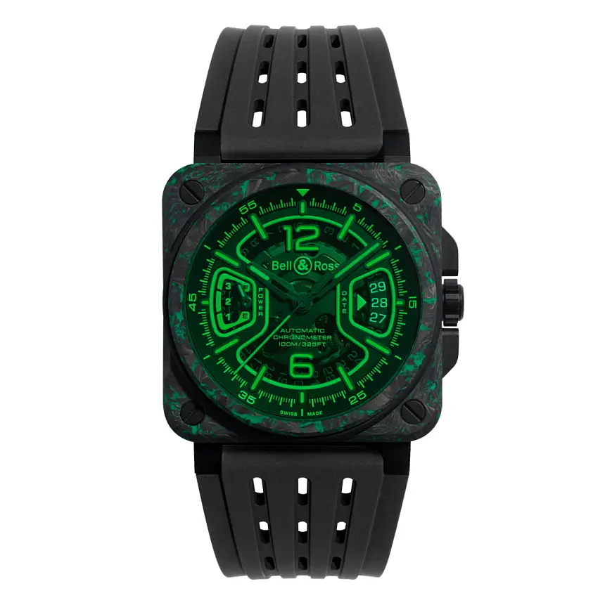 Bell & Ross BR-X3 Night Vision BRX3R-GN-CA/SRB