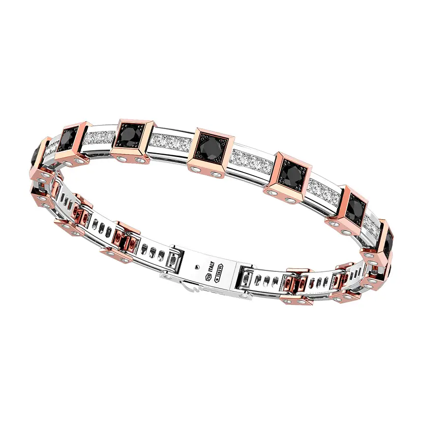 Zancan Couture Sapphire Goldarmband EB710BR