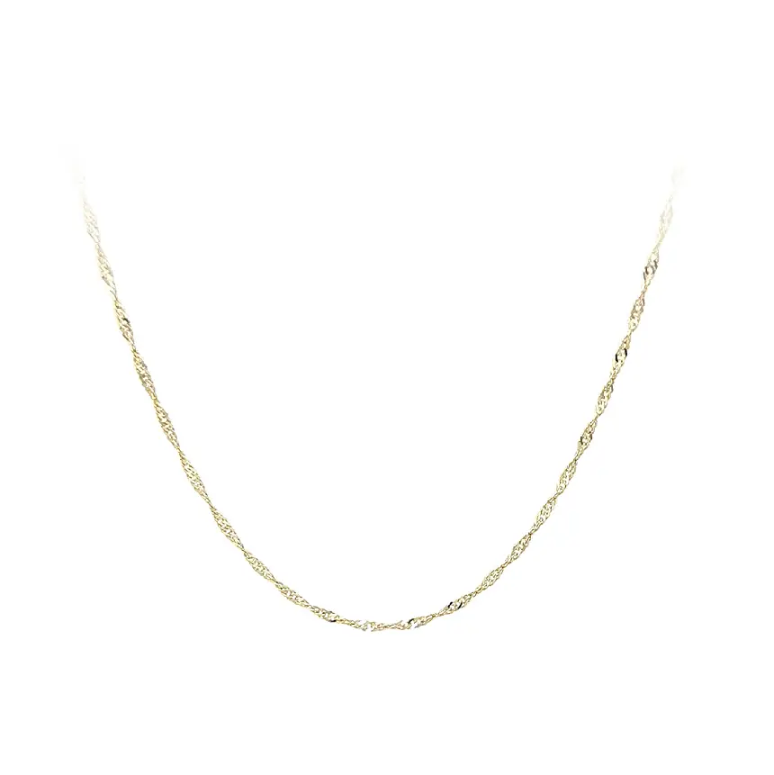 Goldkette im Singapur-Muster