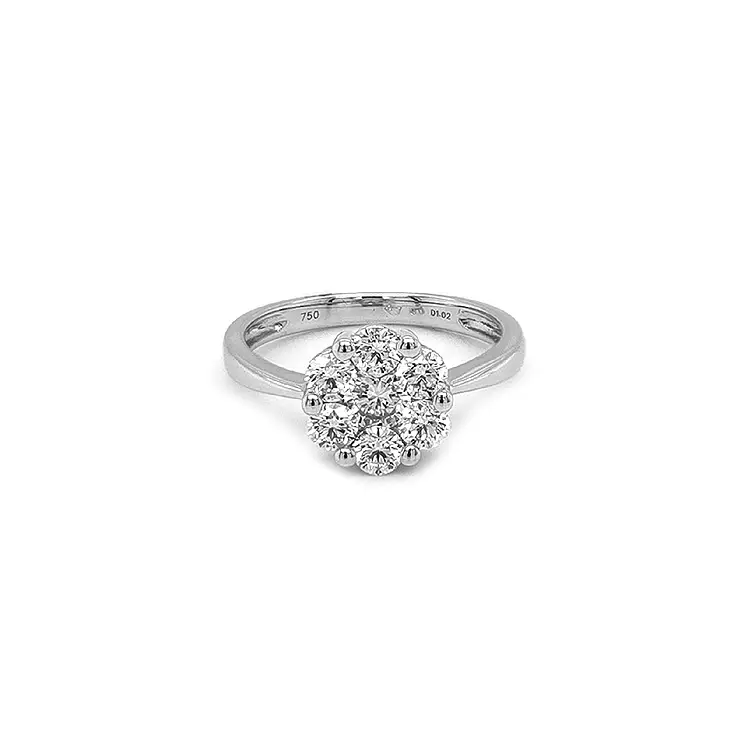 Goldring mit Diamanten