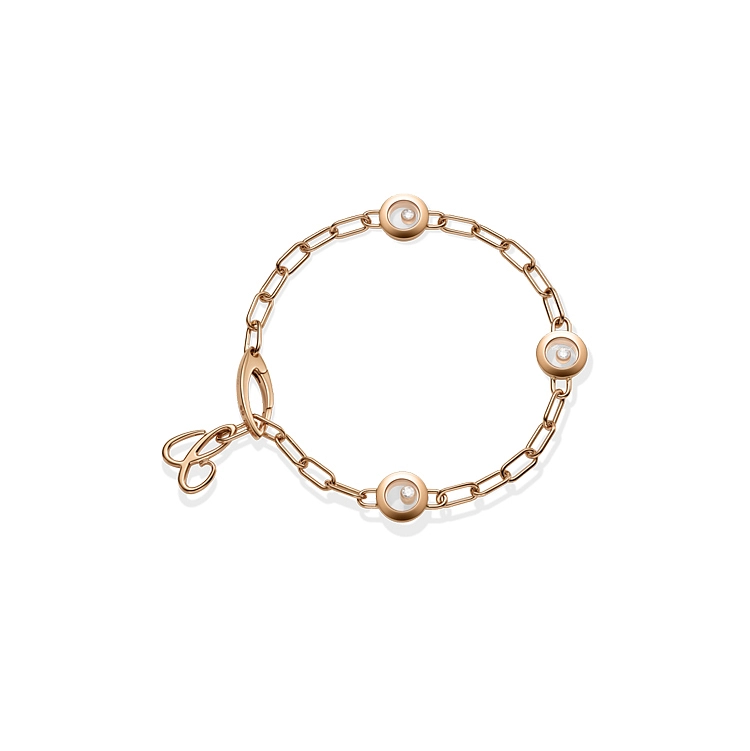 Goldarmband Chopard Happy Diamonds 85A117-5010