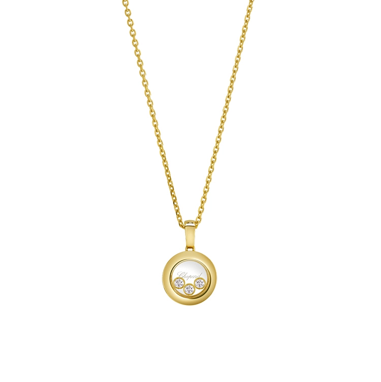 Gold-Anhänger Chopard Happy Diamonds 79A018-0001