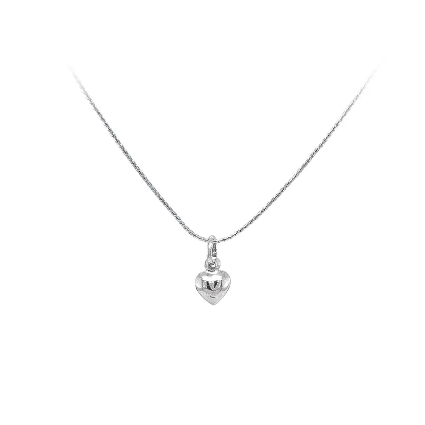 Anhänger Herz aus Weißgold