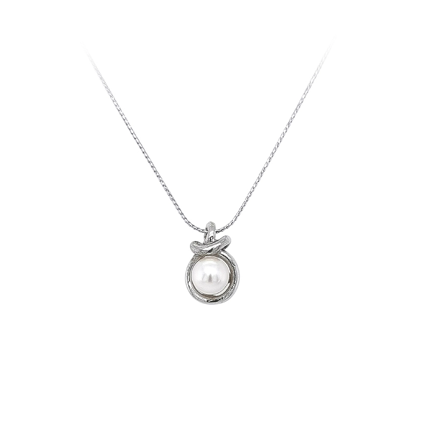 Luxus-Anhänger mit Perle - Die Schönheit von Weißgold und pure Eleganz