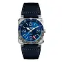 Bell & Ross BR 03-93 GMT Blau BR0393-BLU-ST/SCA