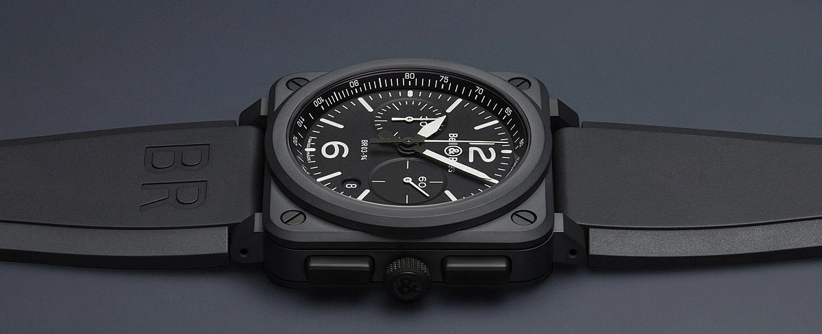 Bell & Ross Schwarz Matt BR0394-BL-CE