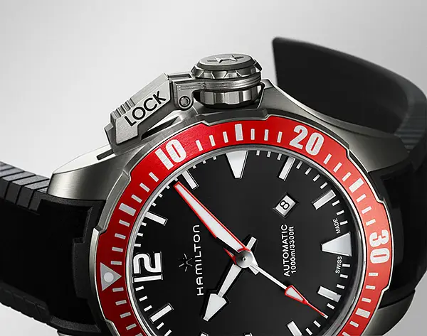 Hamilton Khaki Navy Frogman Titanium Automatik H77805335