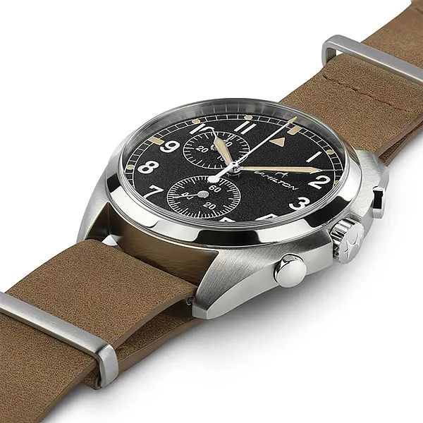 Khaki Luftfahrt Pilot Pioneer Chrono Quarz H76522531