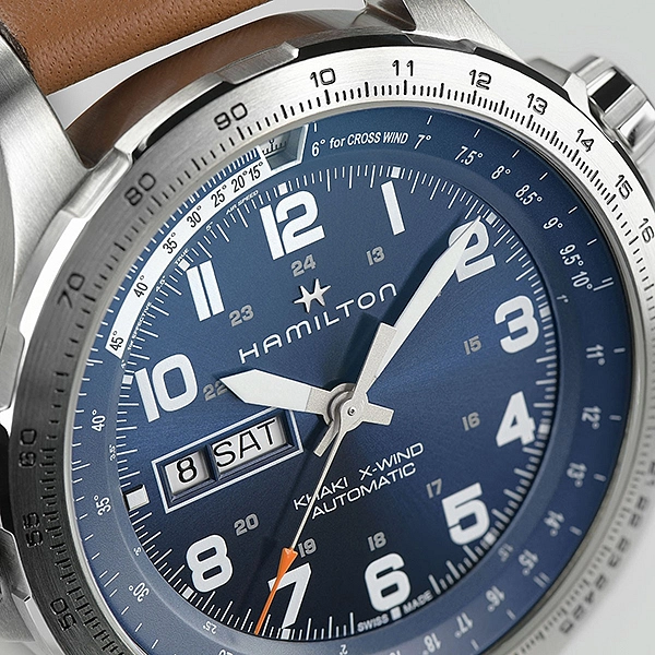 Hamilton Khaki Luftfahrt X-Wind Tag Datum Auto H77765541