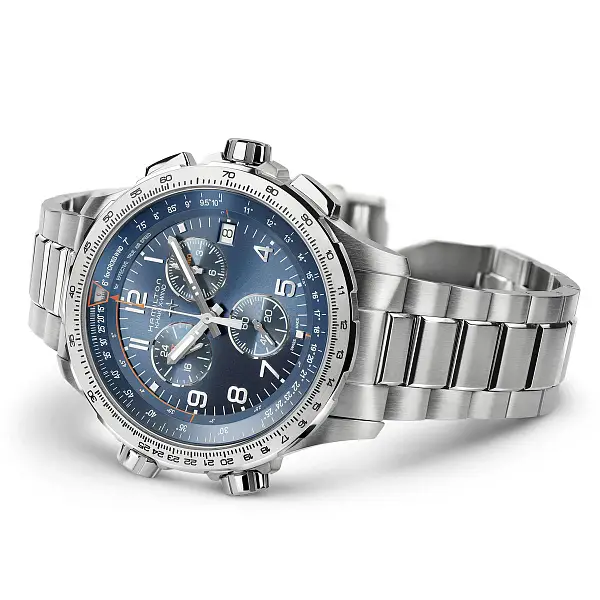 Hamilton Khaki Luftfahrt X-Wind GMT Chrono Quarz H77922141