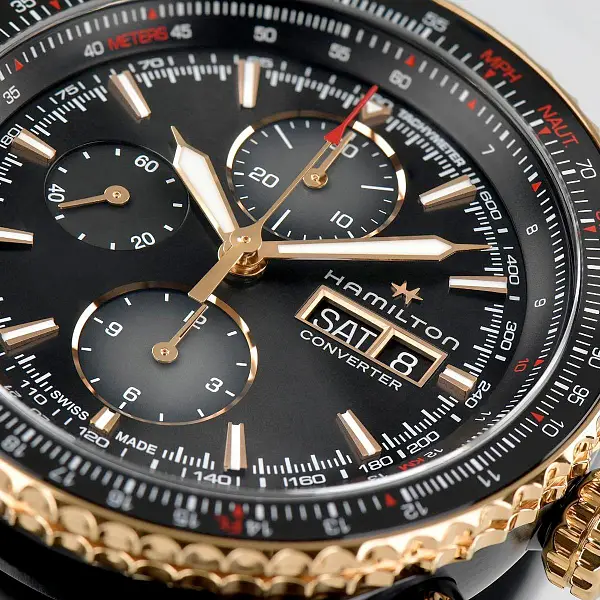 Hamilton Khaki Luftfahrt Konverter Auto Chrono H76736730