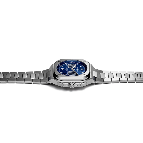 Bell & Ross BR 05 Chono Blau Stahl BR05C-BU-ST/SST