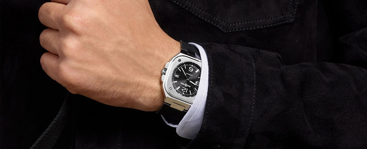 Bell & Ross BR 05 Schwarzer Stahl BR05A-BL-ST/SRB