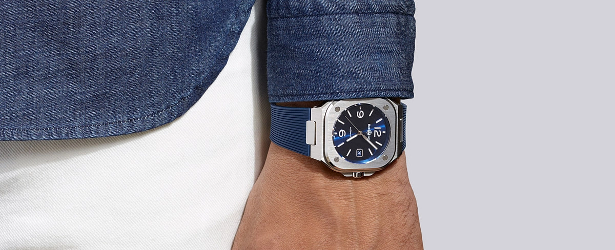 Bell & Ross BR05 Stahlblau BR05A-BLU-ST/SRB