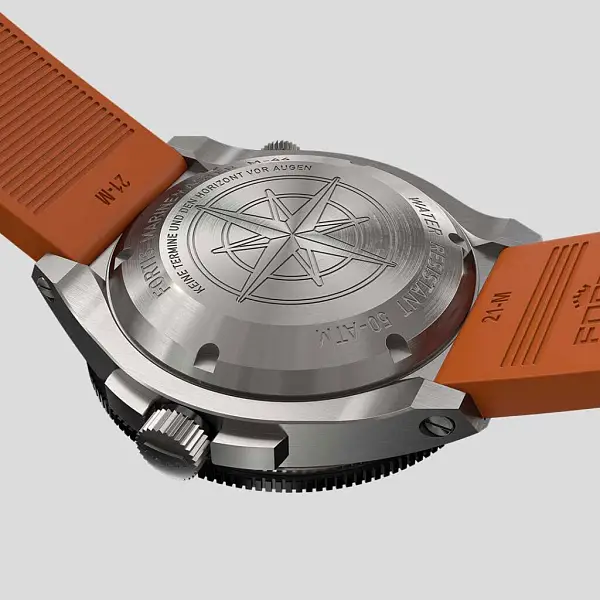 Fortis Marinemaster M-44 Amber Orange auf Horizon F8120013