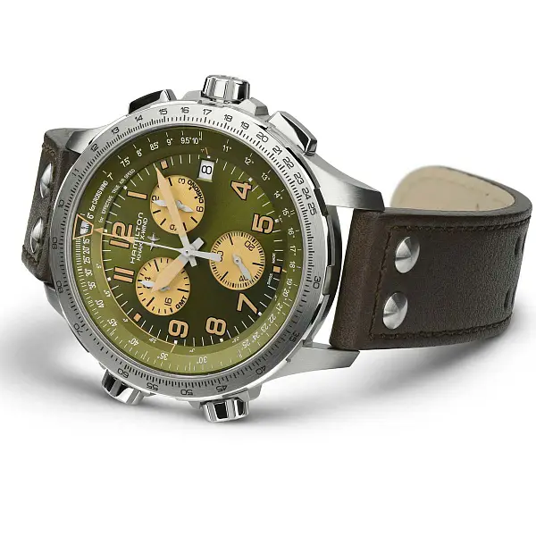 Hamilton Khaki Luftfahrt X-Wind GMT Chrono Quarz H77932560