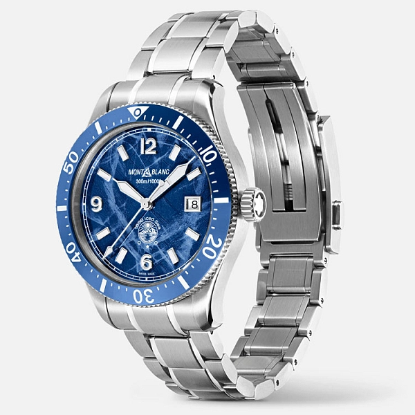 Montblanc 1858 Eiskaltes Meer Automatik Datum 129369