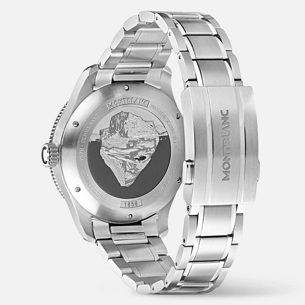 Montblanc 1858 Eiskaltes Meer Automatik Datum 129369