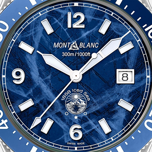 Montblanc 1858 Eiskaltes Meer Automatik Datum 129369