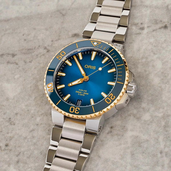 Oris Aquis Date Kaliber 400 01 400 7769 6355-07 8 22 09PEB