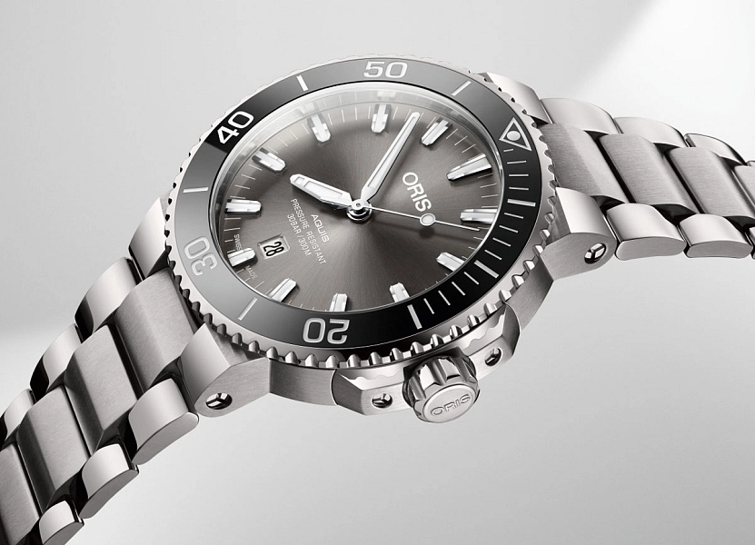 Oris Aquis Titanium Datum 01 733 7730 7153-07 8 24 15PEB