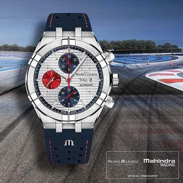 Maurice Lacroix Auto Chrono Sonderausgabe Mahindra Racing AI6038-SS001-133-4