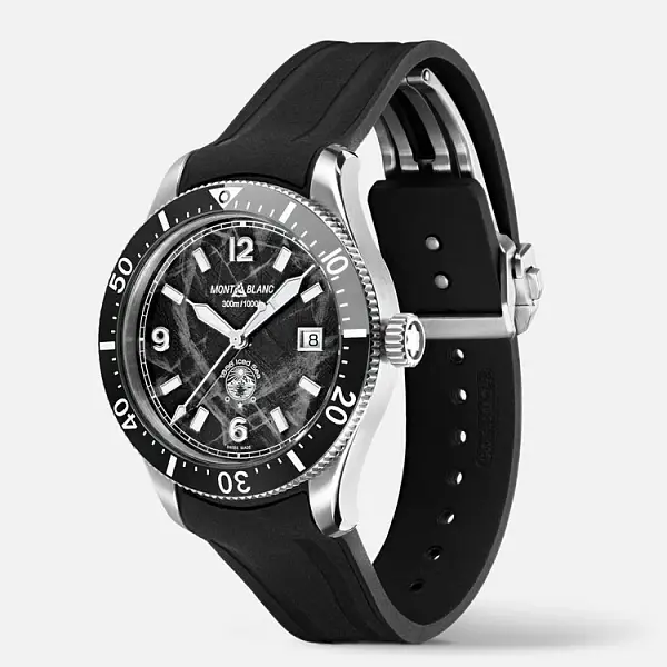 Montblanc 1858 Eiskaltes Meer Automatik Datum 129372
