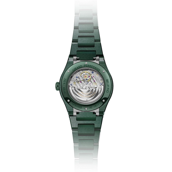 Girard-Perregaux Laureato 42mm Grüner Keramik Aston Martin Edition