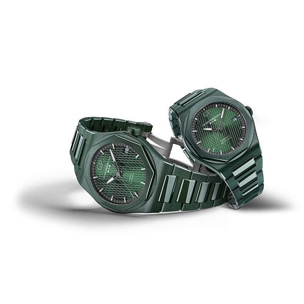 Girard-Perregaux Laureato 42mm Grüner Keramik Aston Martin Edition