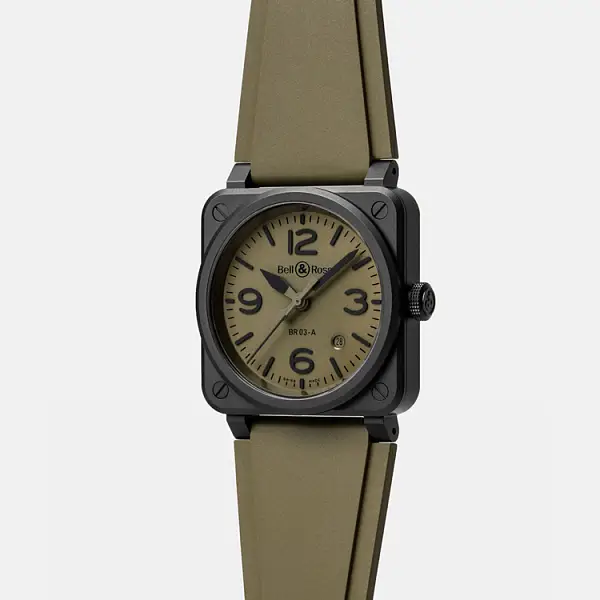 Bell & Ross Neue BR 03 Militärkeramik BR03A-MIL-CE/SRB
