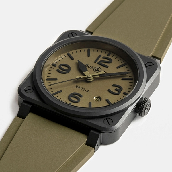 Bell & Ross Neue BR 03 Militärkeramik BR03A-MIL-CE/SRB