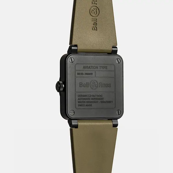Bell & Ross Neue BR 03 Militärkeramik BR03A-MIL-CE/SRB