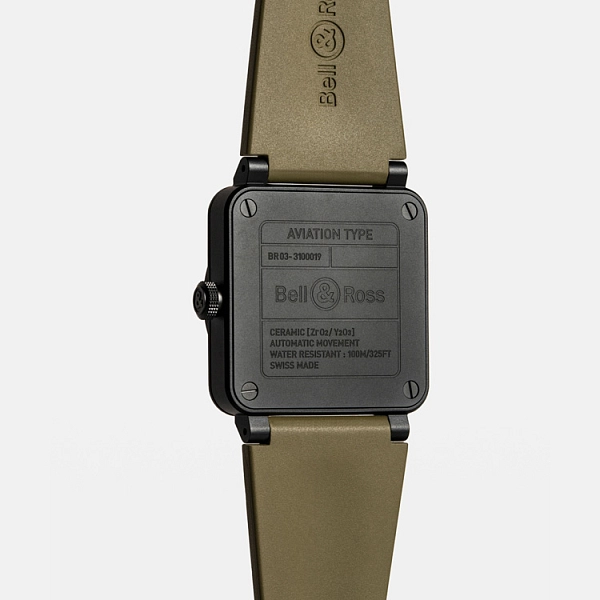 Bell & Ross Neue BR 03 Militärkeramik BR03A-MIL-CE/SRB