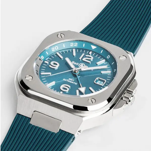 Bell & Ross BR 05 GMT Himmelblau BR05G-PB-ST/SRB
