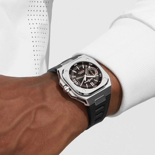 Bell & Ross BR-X5 Schwarzer Stahl BRX5R-BL-ST/SRB