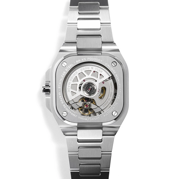 Bell & Ross BR-X5 Schwarzer Stahl BRX5R-BL-ST/SRB