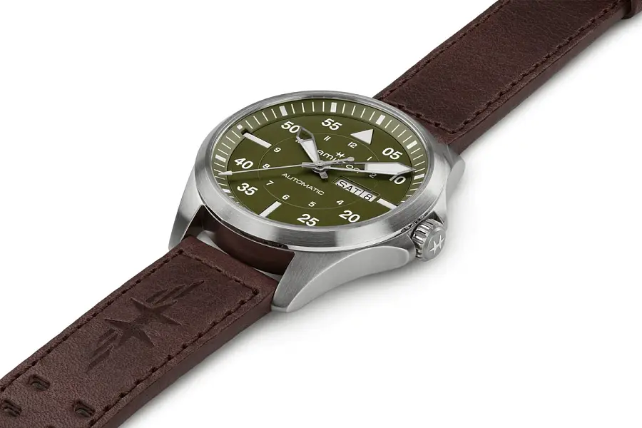Hamilton Khaki Luftfahrt Pilot Tag Datum Auto H64635560