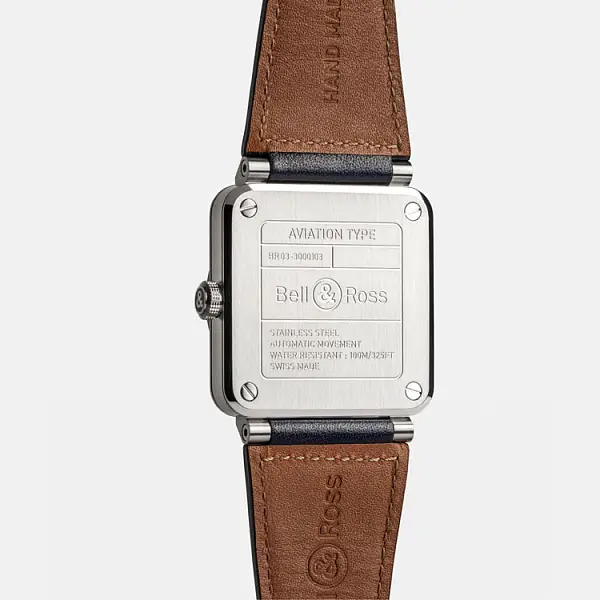 Bell & Ross BR 03 Stahlblau BR03A-BLU-ST/SCA