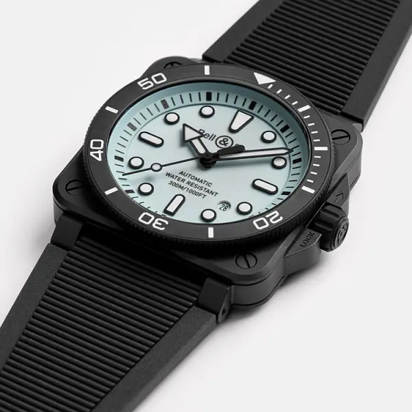 Bell & Ross BR 03 Taucher Vollkeramik BR03A-D-LM-CE/SRB