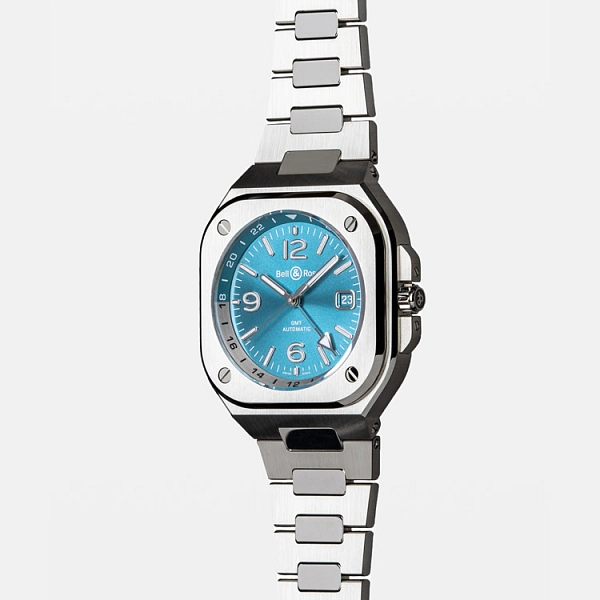 Bell & Ross BR-05 GMT Himmelblau BR05G-PB-ST/SST