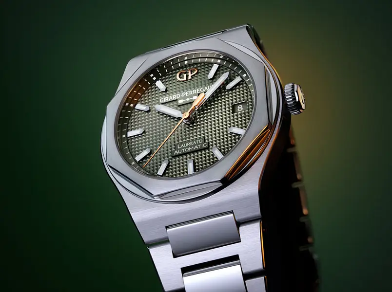Girard-Perregaux Laureato 38mm Salbei Grün 81005-11-3407-1CM