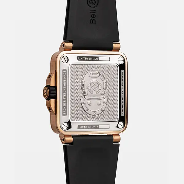Bell & Ross BR-03 Diver Schwarz & Grün Bronze BR0392-D-LT-BR/SRB